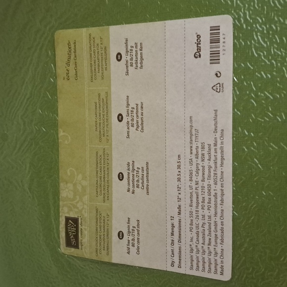 Stampin Up cardstock 12 x 12 36 sheets in 3 packages - Picture 2 of 7